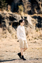 画像をギャラリービューアに読み込む, Polyester Henley Neck L/S T-shirt