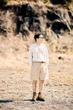画像をギャラリービューアに読み込む, Polyester Wide Chino Short Trousers