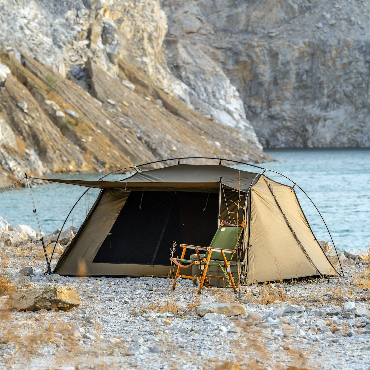 テント・タープ TFS WOODENHOUSE  Olive  the free spirits WOODEN HOUSE 75D Olive – LOG