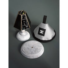 画像をギャラリービューアに読み込む, 【おひとり様1点まで】GLASS SHADE & WOOD STAND set TARPtoTARP ver./ Dark Gray