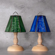 画像をギャラリービューアに読み込む, Lampup × TARPtoTARP "GLASS SHADE & WOOD STAND set TARPtoTARP YKM ブルー ver."