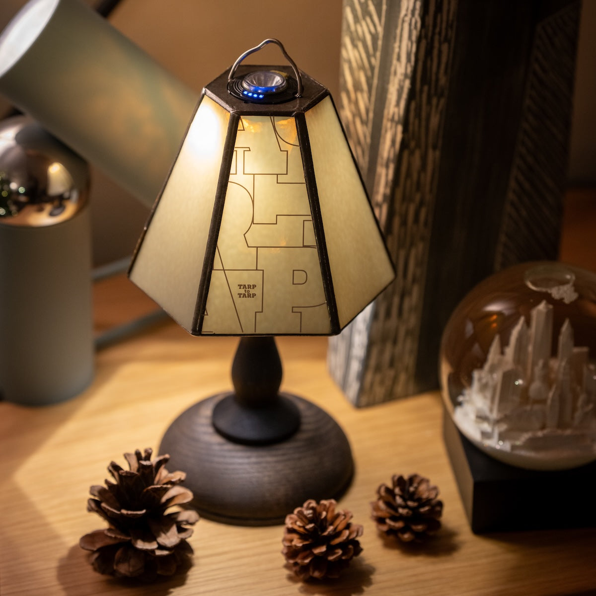 抽選販売】GLASS SHADE & WOOD STAND set TARPtoTARP ver. / Light