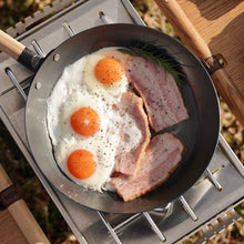 画像をギャラリービューアに読み込む, オーブンでも使える鉄フライパン 26cm(スタンド付き)