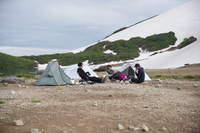 Pre Tents travelogue 白馬大池テント泊と残雪の白馬岳登山