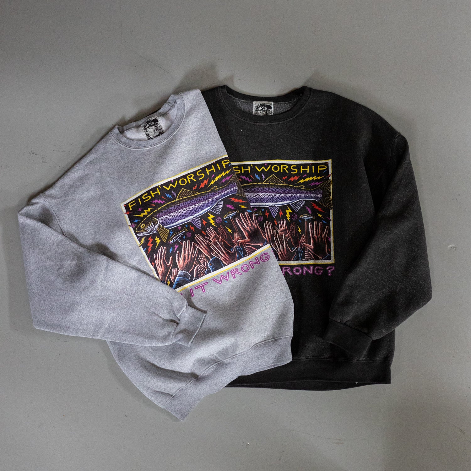 RAYTROLL Fish Worship Sweatshirt – LOG