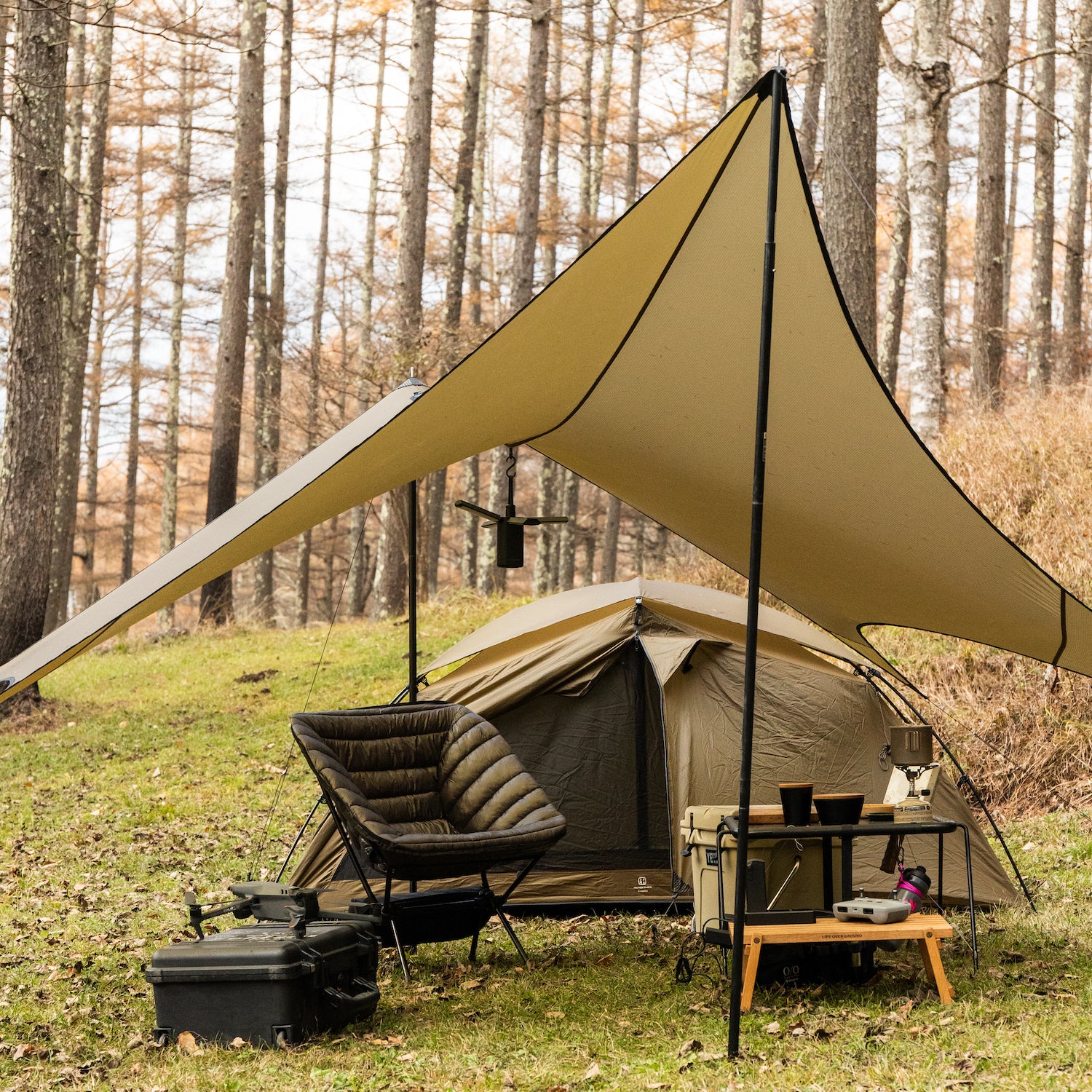 【1回使用】Pre Tents プレテント Lost Coast Brown LOST COAST / Brown – LOG