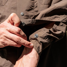 画像をギャラリービューアに読み込む, LONG SLEEVE OPEN COLLAR SHIRTS LOG別注　DARK BROWN
