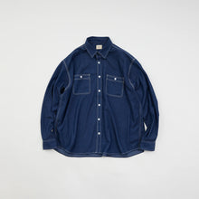 画像をギャラリービューアに読み込む, Poly Rayon Denim Work Shirt
