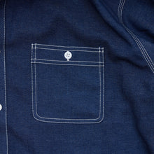 画像をギャラリービューアに読み込む, Poly Rayon Denim Work Shirt

