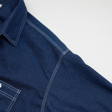 画像をギャラリービューアに読み込む, Poly Rayon Denim Work Shirt

