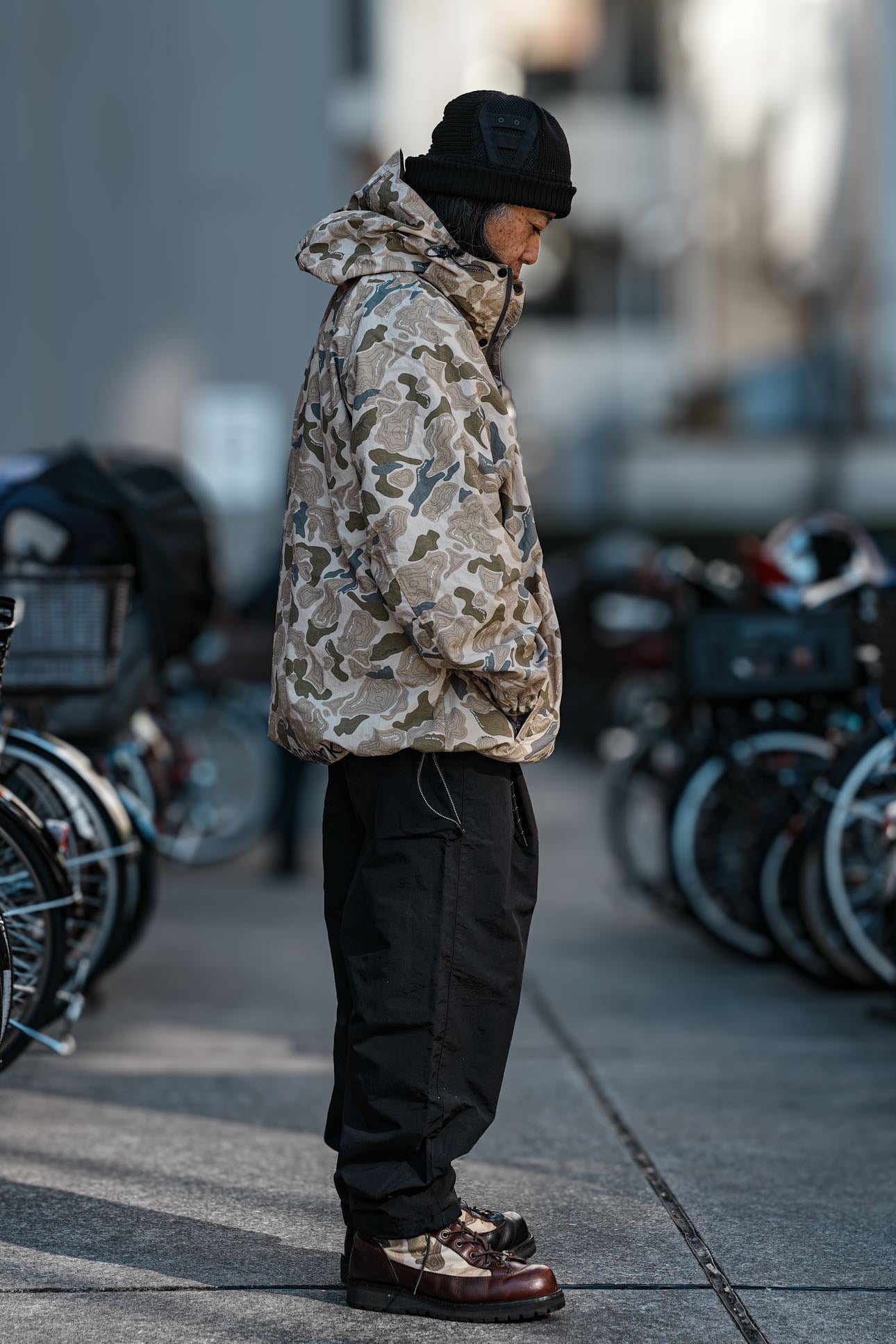 【新品未使用】ネルデザインワークス 受注生産 ナイロンアノラック TOPOカモ 受注生産＞ナイロンアノラック – LOG