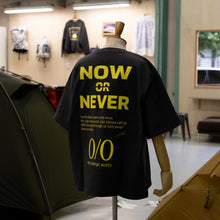 画像をギャラリービューアに読み込む, NOW or EVER ヘビーウェイトTシャツ
