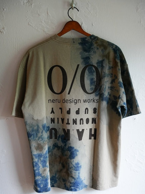 neru design works 手染め Tシャツ 半袖 HAKU neru design works 手染め Tシャツ 半袖 HAKU