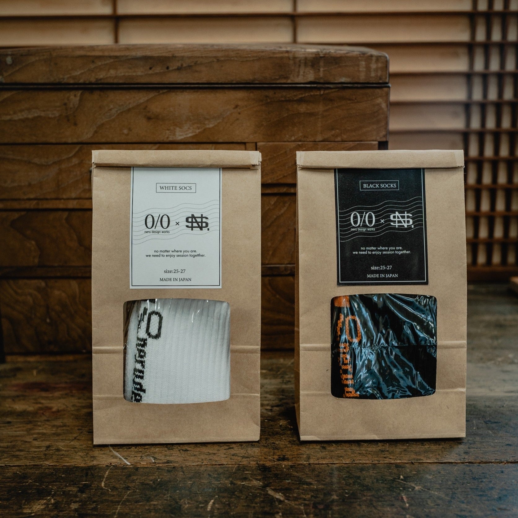 session × neru design worksソックス – LOG session × neru design worksソックス – LOG