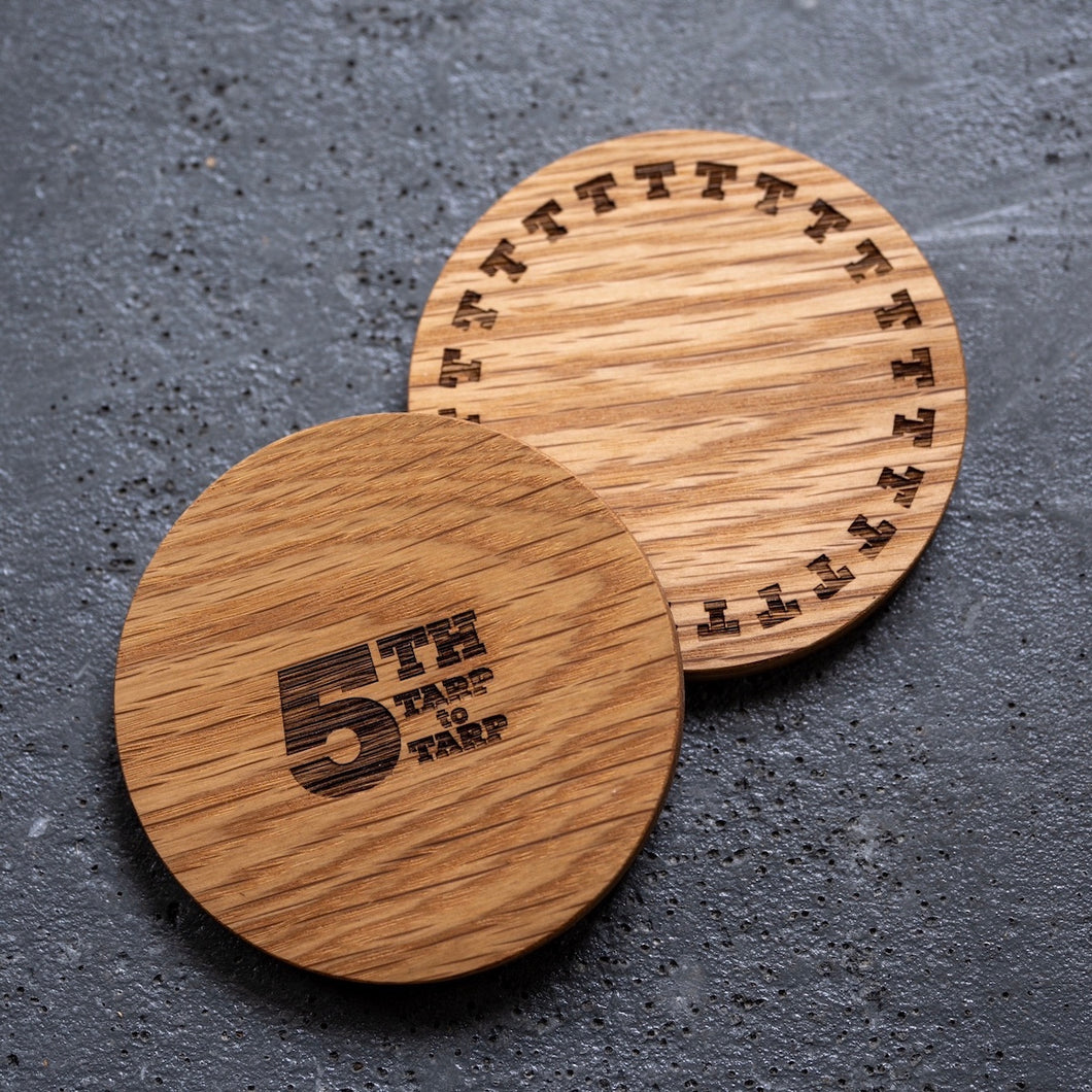 Wood Coaster  TARPtoTARP 5th Anniversary Edition  2枚セット