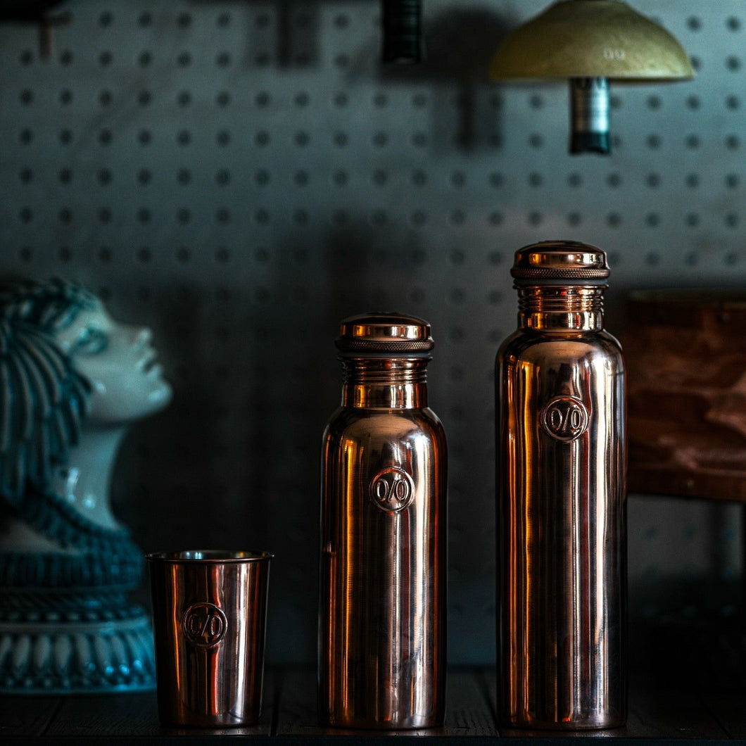 Solid copper cup/bottle