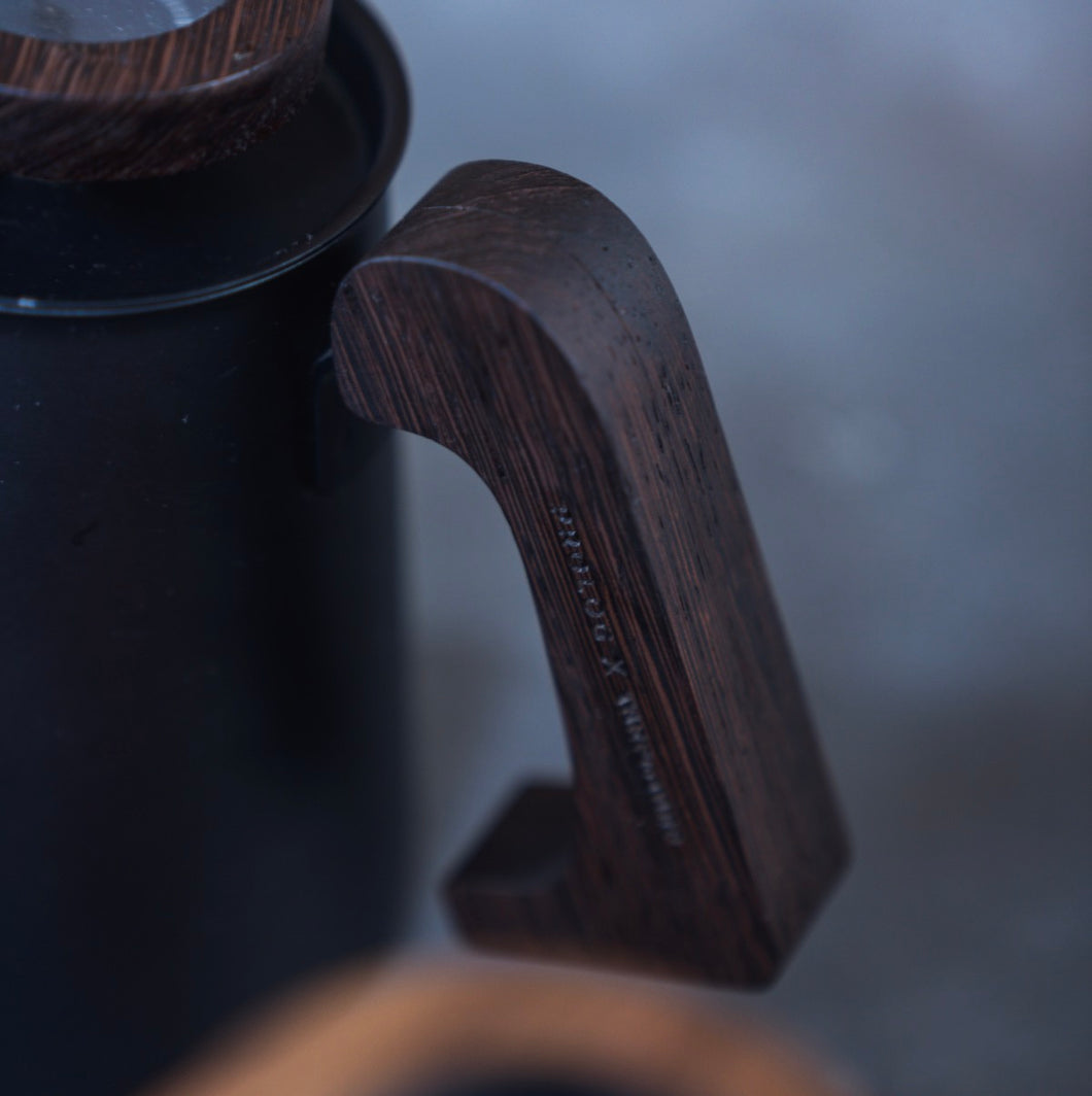 PROLOG x TARPtoTARP  Wooden Wear  for Coffee kettle.