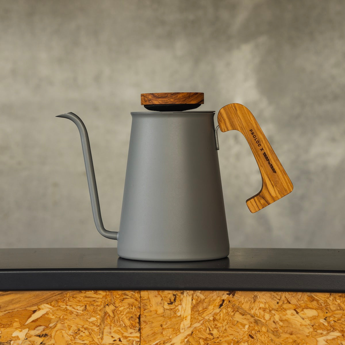 PROLOG x TARPtoTARP Wooden Wear for Coffee kettle.