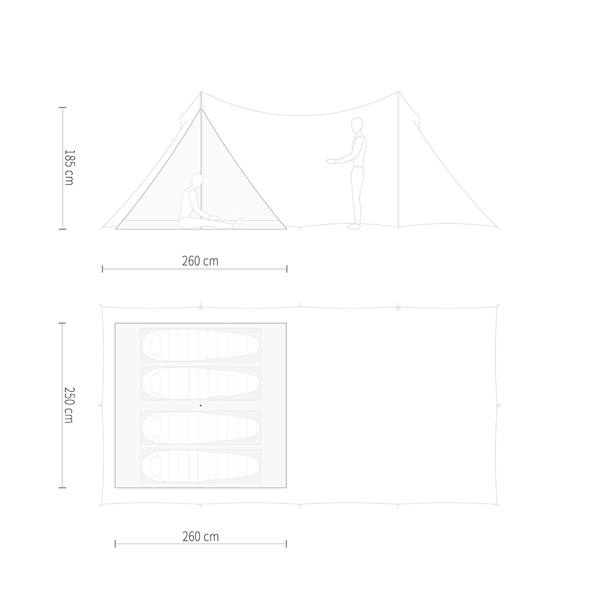 【新品】【インナーのみ】Pre Tents Bealock half inner Pre Tents - Bealock - sokit 東京都練馬区にある山のセレクト