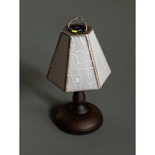 画像をギャラリービューアに読み込む, 【おひとり様1点まで】GLASS SHADE &amp; WOOD STAND set　TARPtoTARP ver.　/ Light Gray
