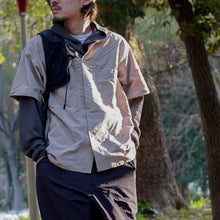 画像をギャラリービューアに読み込む, BS SHORT SLEEVE OPEN COLLAR  SHIRT
