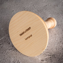 画像をギャラリービューアに読み込む, Lampup × TARPtoTARP "GLASS SHADE &amp; WOOD STAND set TARPtoTARP YKM ブルー ver."
