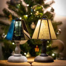 画像をギャラリービューアに読み込む, 【おひとり様1点まで】GLASS SHADE &amp; WOOD STAND set　TARPtoTARP ver.　/ Light Gray
