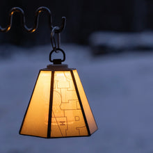 画像をギャラリービューアに読み込む, 【おひとり様1点まで】GLASS SHADE &amp; WOOD STAND set　TARPtoTARP ver.　/ Light Gray
