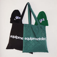 画像をギャラリービューアに読み込む, TARPtoTARP × eqml  EQ quilting tote bag &amp; AWT beanie
