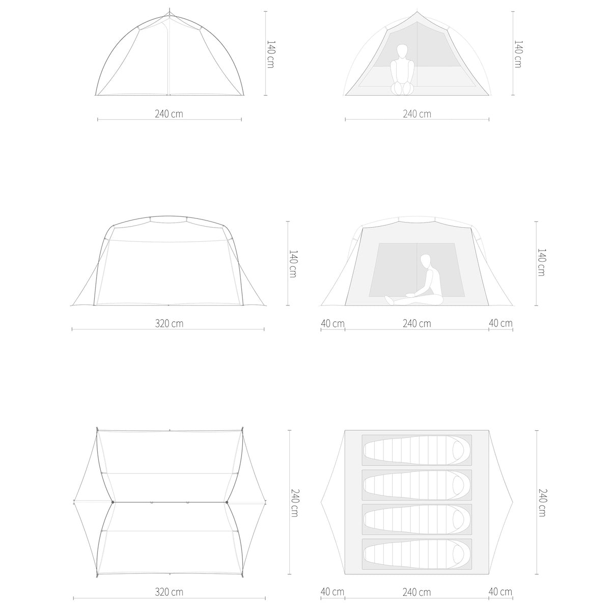 テント・タープ TFS WOODENHOUSE  Olive  the free spirits WOODEN HOUSE 75D Olive – LOG