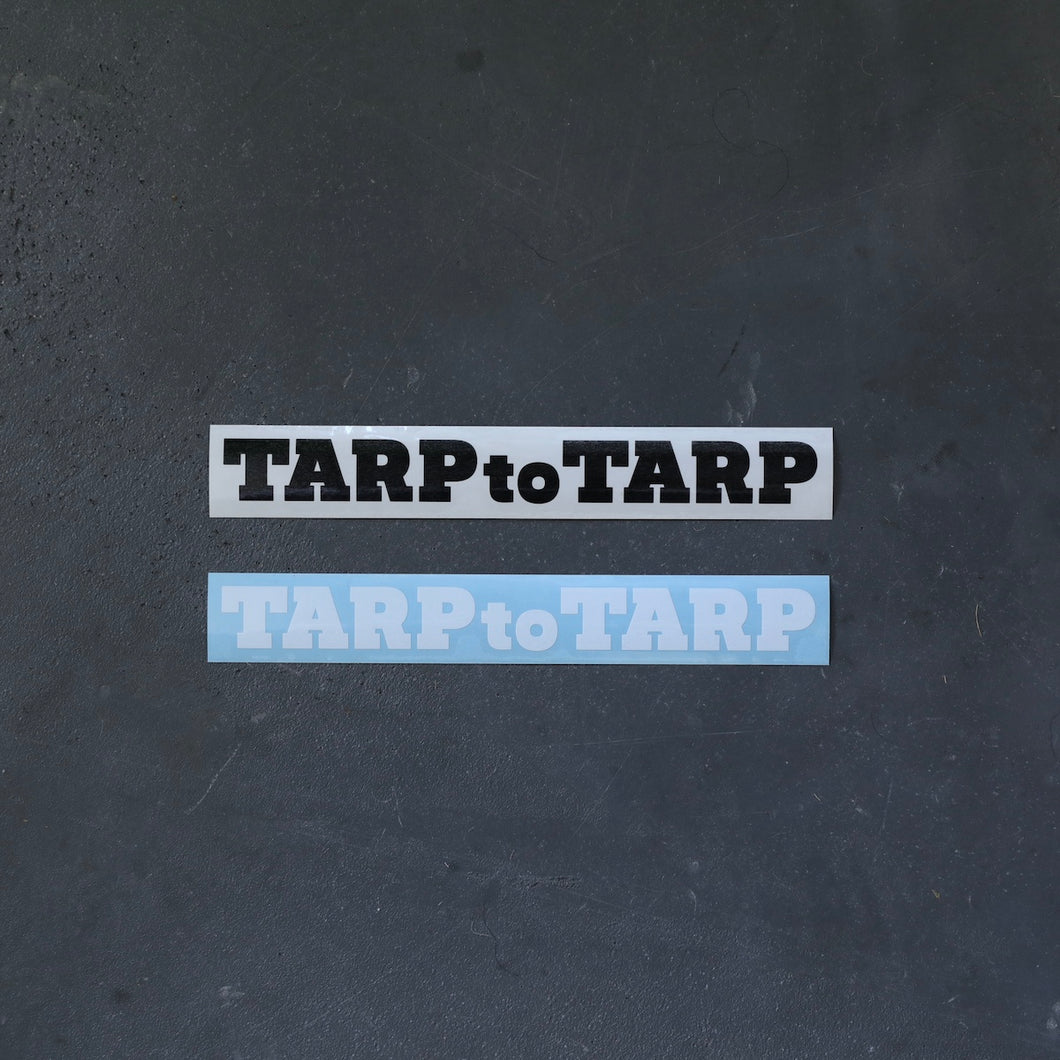 TARPtoTARP ロゴステッカー横 M - LOG